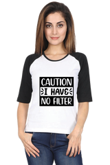 Women's Full Sleeve Raglan T-Shirts