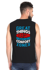 Men's Premium 100% Cotton Sleeveless T-shirt