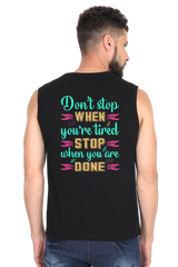 Men's Premium 100% Cotton Sleeveless T-shirt