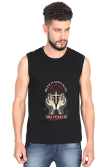 Men's Premium 100% Cotton Sleeveless T-shirt