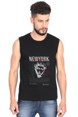 Men's Premium 100% Cotton Sleeveless T-shirt