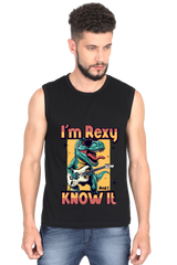 Men's Premium 100% Cotton Sleeveless T-shirt