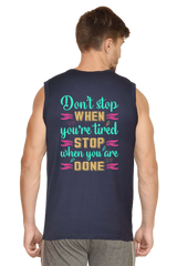 Men's Premium 100% Cotton Sleeveless T-shirt