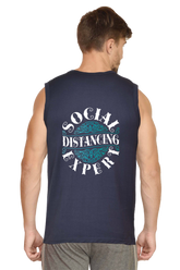 Men's Premium 100% Cotton Sleeveless T-shirt