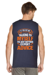 Men's Premium 100% Cotton Sleeveless T-shirt