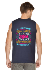 Men's Premium 100% Cotton Sleeveless T-shirt