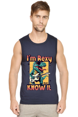 Men's Premium 100% Cotton Sleeveless T-shirt