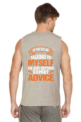 Men's Premium 100% Cotton Sleeveless T-shirt