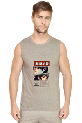 Men's Premium 100% Cotton Sleeveless T-shirt