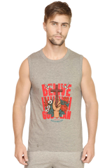 Men's Premium 100% Cotton Sleeveless T-shirt