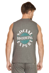 Men's Premium 100% Cotton Sleeveless T-shirt