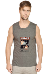 Men's Premium 100% Cotton Sleeveless T-shirt