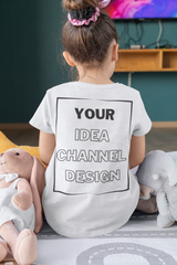 Customizable Girls T-Shirt – 100% Cotton | Personalized Printing