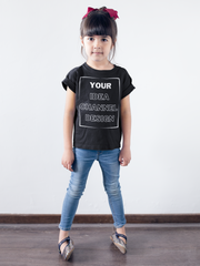 Customizable Girls T-Shirt – 100% Cotton | Personalized Printing