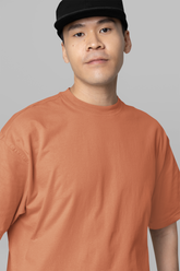 Premium Oversized T-Shirt in Coral