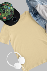 Boy's premium half sleeve t-shirt in Beige