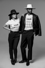 Ayuja Unisex V-Neck T-Shirt ā Comfort, Style & Customization